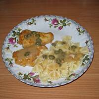 Filety z indyka z kaparami