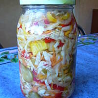 Sałatka z kapusty białej do słoików