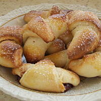 Rogaliki drożdżowe pyszne
