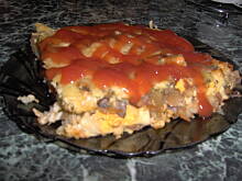 Fot. makusia, Zapiekanka rybna z pieczarkami