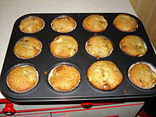 Fot. Nimfea_, Muffiny z bananami i czekoladą