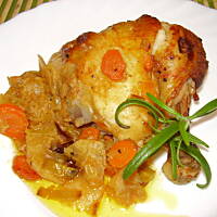 Kurczak pieczony glazurowany