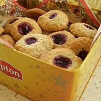 Ciasteczka kokosowe z dżemem