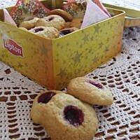 Ciasteczka kokosowe z dżemem