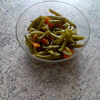 Fasolka szparagowa z boczkiem na cieplo