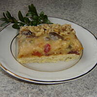 Mazurek z krówkowym kajmakiem