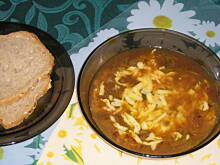 Fot. iisskkaa, Zupa cebulowa ze smażeniem