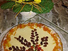 Fot. irena sikora, Mazurek z polewą mleczno-kokosową