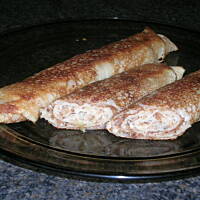 Naleśniki z kaszą gryczaną i serem