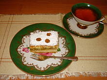 Fot. alidab, Placek z rabarbarem