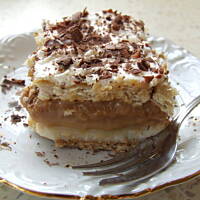 Ciasto toffi z krakersami