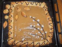 Fot. jolka001, Mazurek orzechowo - kajmakowy