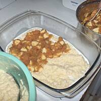 Ryż z jabłkami - zapiekany