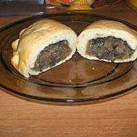 Bułeczki z kapustą i grzybami do barszczu