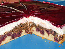 Fot. Malena, Nutella ciasto z twarogiem i wisniami