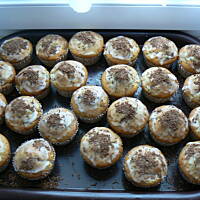 Muffinki trójkolorowe