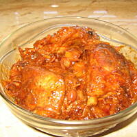 żeberka w sosie morelowo- śliwkowym Kasi