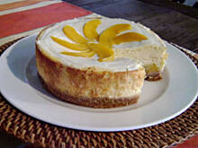 Fot. Malena, Sernik z brzoskwiniami i amaretto