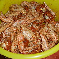 Skrzydełka na miodzie