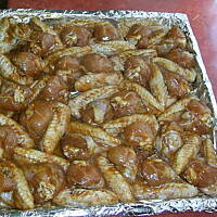 Skrzydełka na miodzie