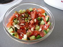 Fot. kiiri, Prosta salatka grecka