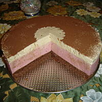 Ciasto wiśniowe z pianką capuccino