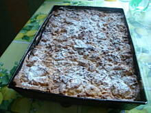 Fot. Bożena.B., Ciasto z kisielem i owocami