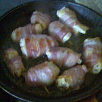 Piersi z kurczaka zawijane bekonem