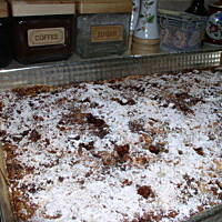 Smakołyk- kruche ciasto z powidłami i kokosem