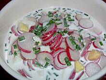 Fot. horonata, Smaczna sałatka z rzodkiewek