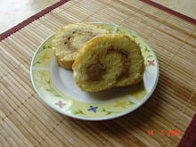 Fot. Magdal, Biszkoptowa rolada z jabłkami