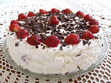 Fot. ilka76, Tort lodowy z truskawkami