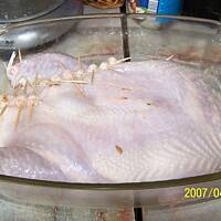 Nadziewany kurczak wg gosika