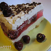 Serniczek z owocami na zimno