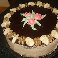 Tort makowo-orzechowy