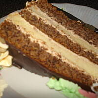 Tort makowo-orzechowy