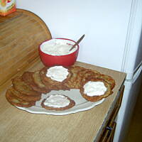 Placki ziemniaczane z twarogiem