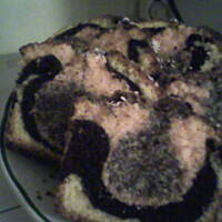 Zakręcona kolorowa babeczka