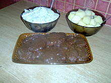 Fot. Mońcia, schab w sosie śliwkowym