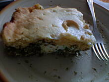 Fot. sugar88, tort szpinakowy z jajkiem