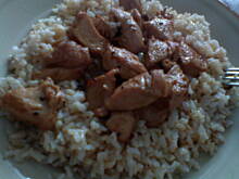 Fot. sugar88, Kurczak z ryzem brazowym w ziolach