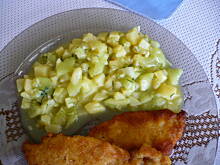 Fot. nasturcja, Sałatka ziemniaczana szwabska