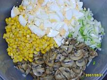 Fot. mamawiesia, Sałatka z pieczarkami Wiesi