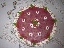 Fot. angela, Tort jagodowy puch