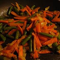 kasza gryczna z warzywami i kurczaczkiem