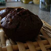 Muffinki czekoladowo-śliwkowe