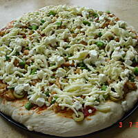 Pizza z kurczakiem gyros