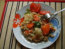 Fot. agness, Szybkie danie obiadowe z ryzem