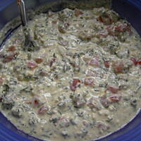 Plastry cukinii nadziewane i panierowane