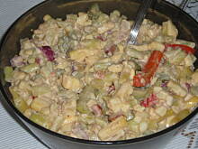 Fot. iisskkaa, Sałatka z fasolką szparagową i żółtym serem